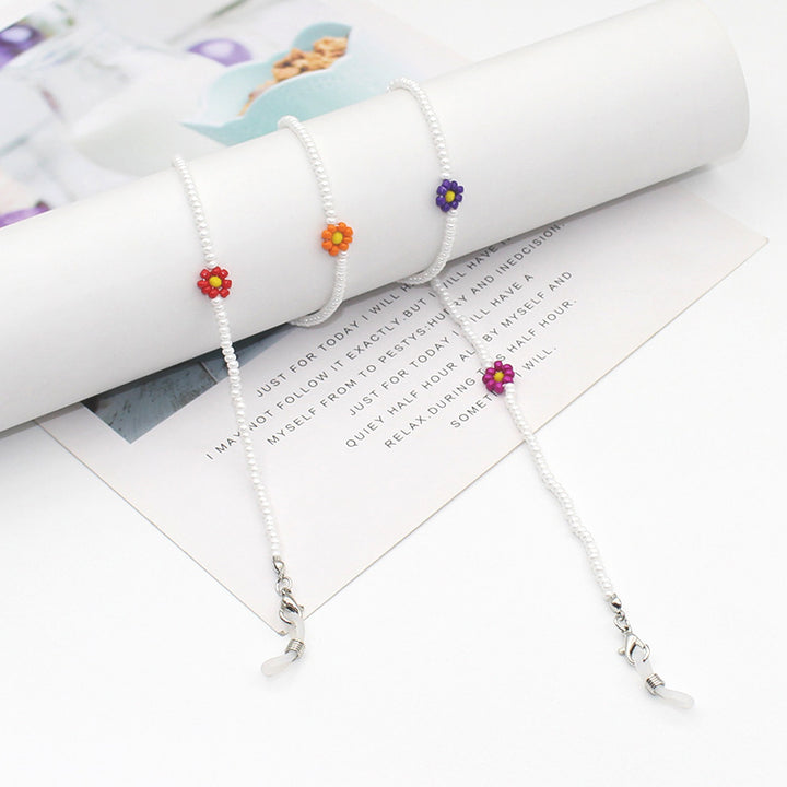 Floral Beaded Eyewear Chain Karnz