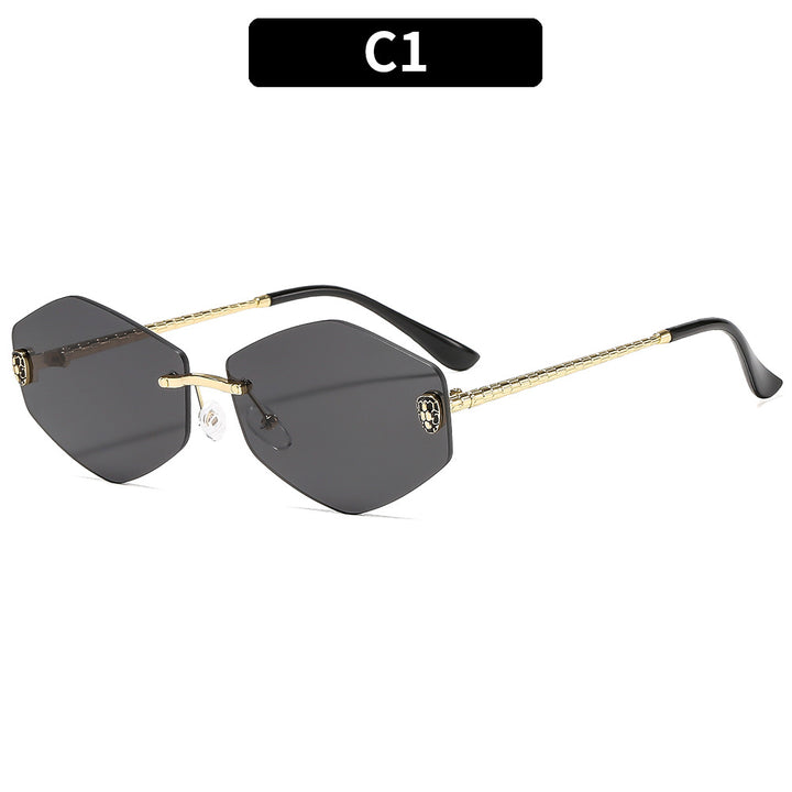 Künstlerische hexagonale Sonnenbrille