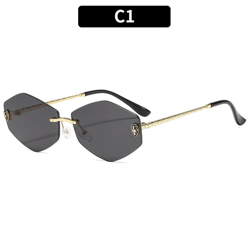 Künstlerische hexagonale Sonnenbrille