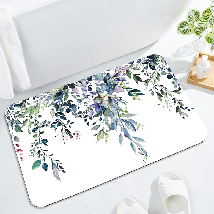 Florales Muster Badezimmermatte
