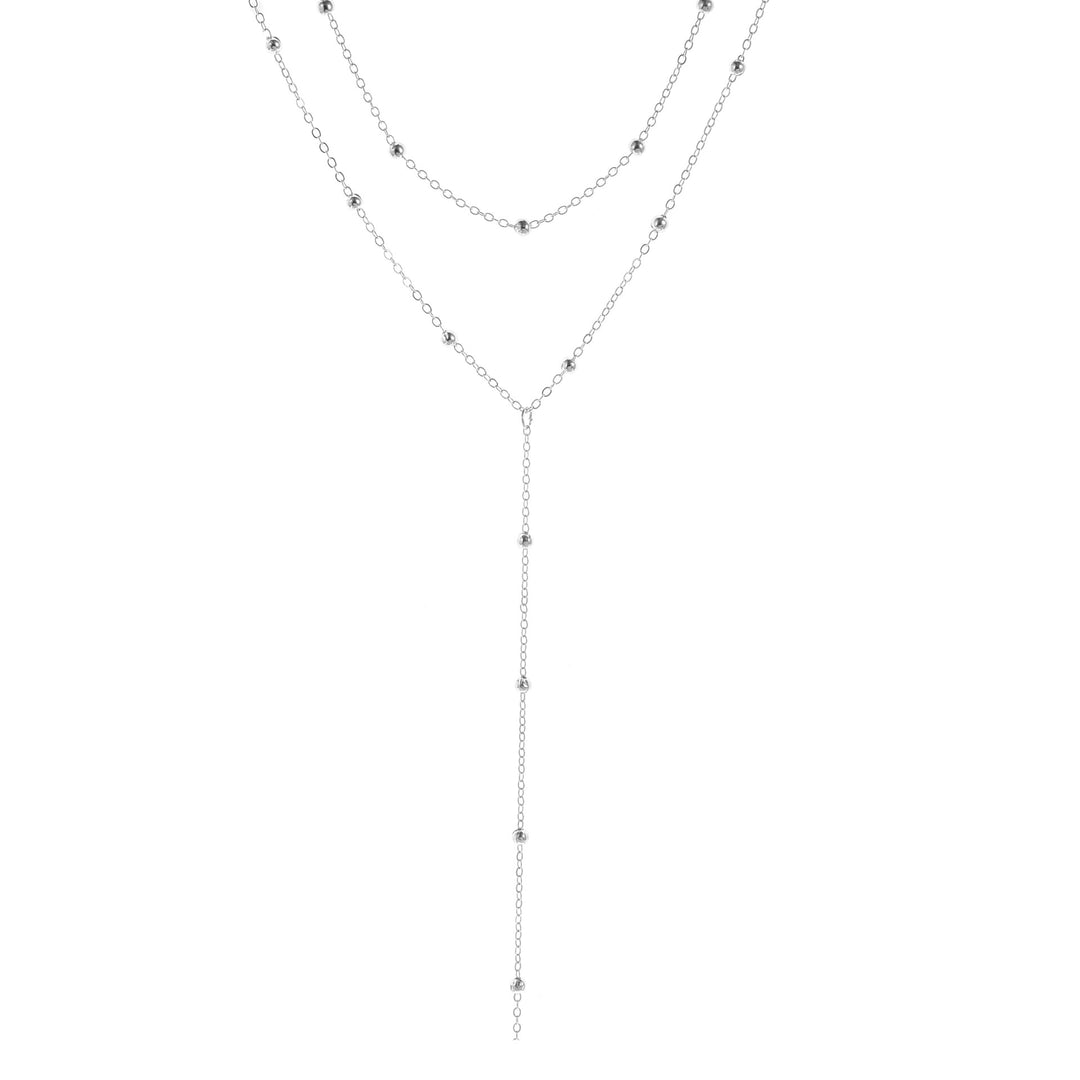Multi-Schicht Lariat Halskette Karnz