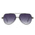 Damen Designer-Sonnenbrille im stilvollen, geschwungenen Metallrahmen Karnz