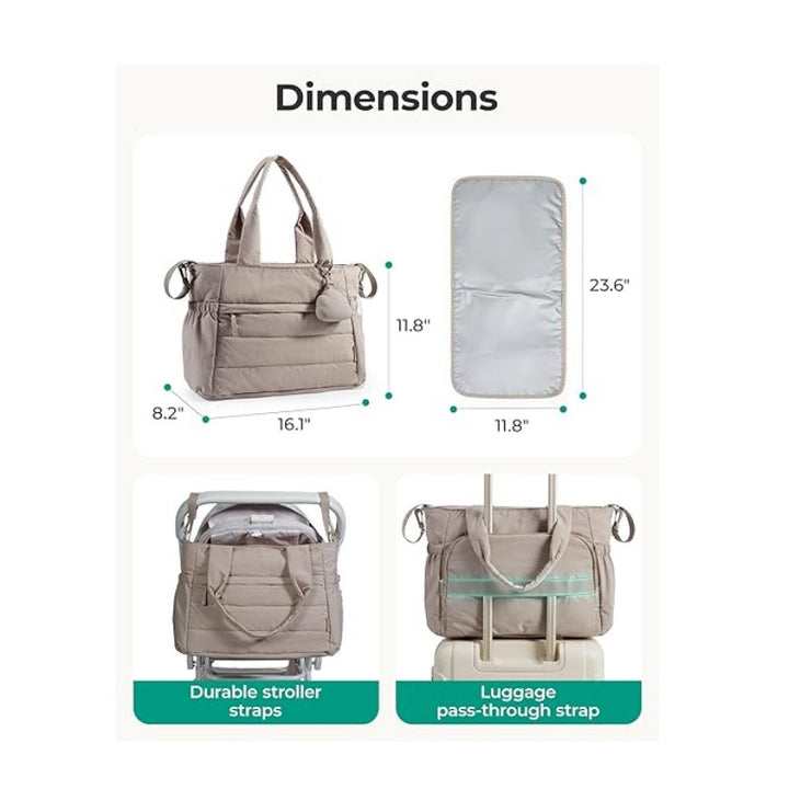 Praktische Schultertasche mit Isolierten Fächern Karnz