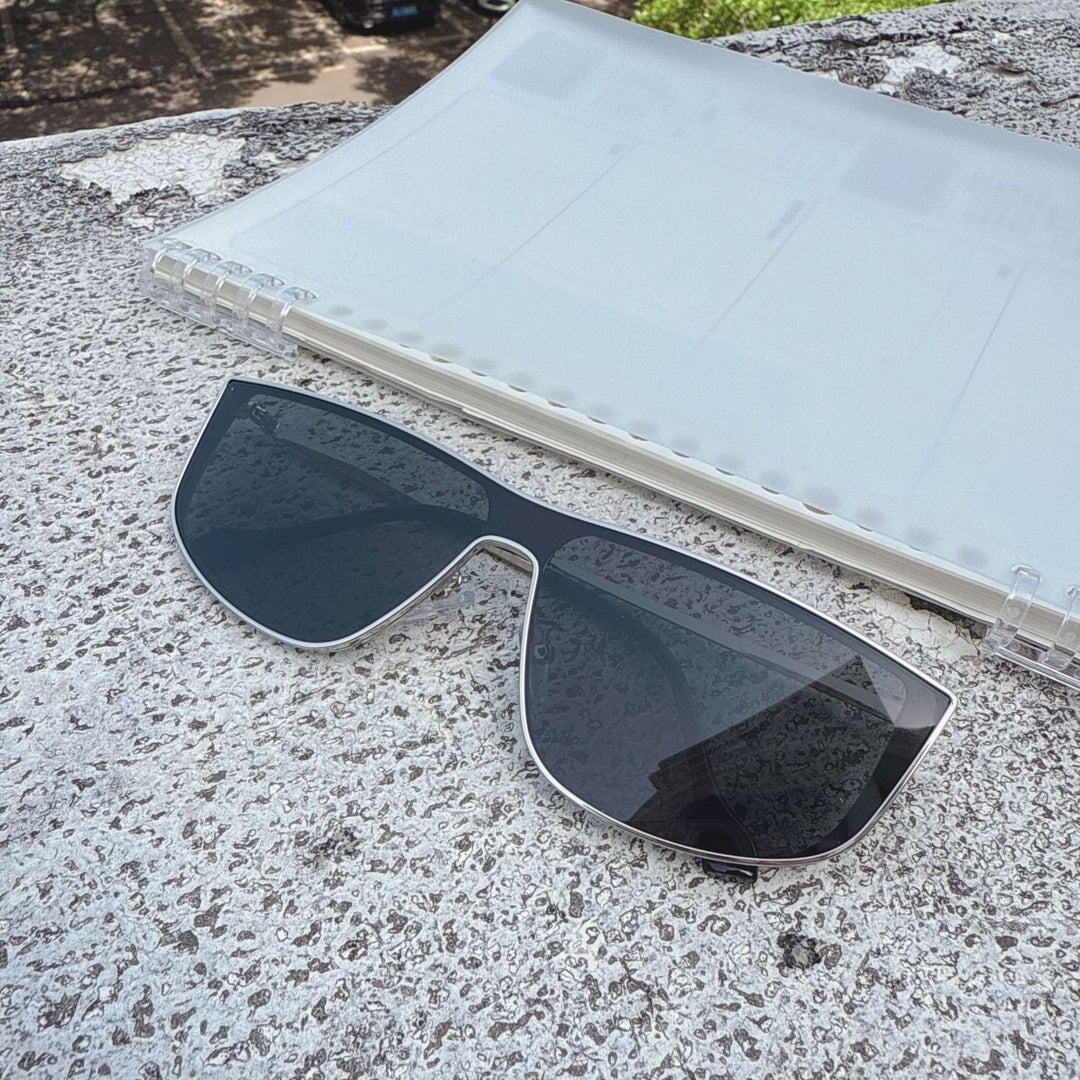 Oversized Shield Sonnenbrille Karnz