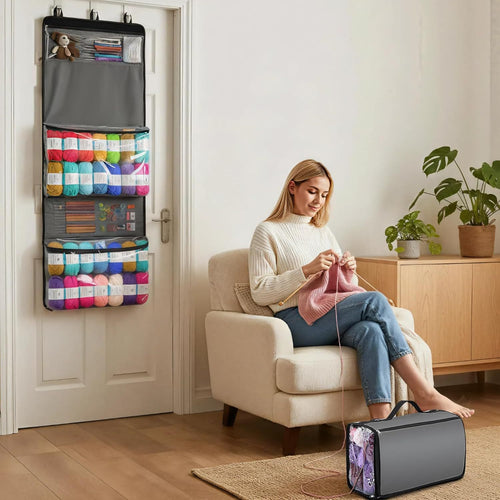 Kreative Woll-Organizer-Tasche Karnz