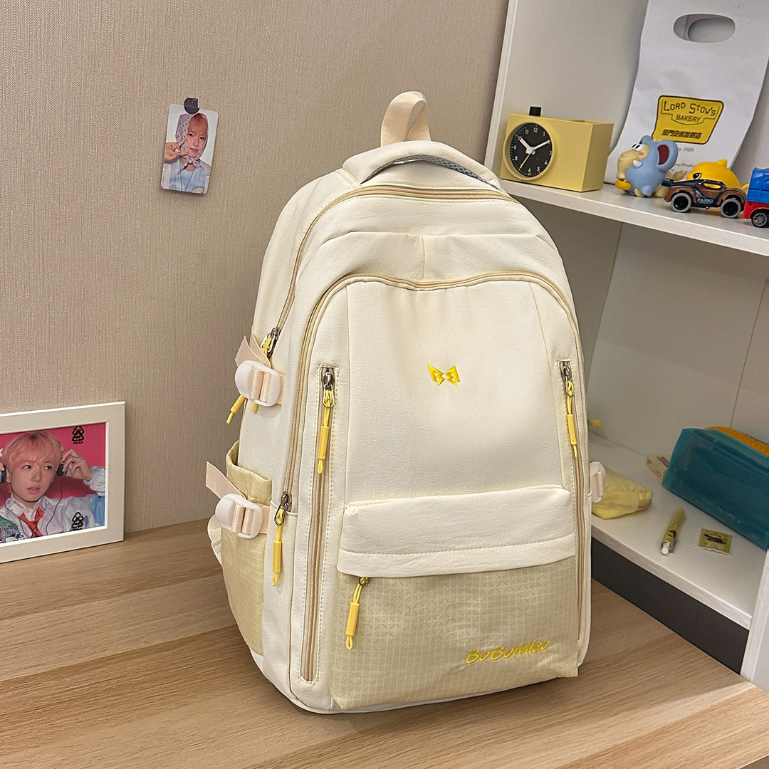 Stylischer Mehrfachfächer-Laptop-Rucksack Karnz