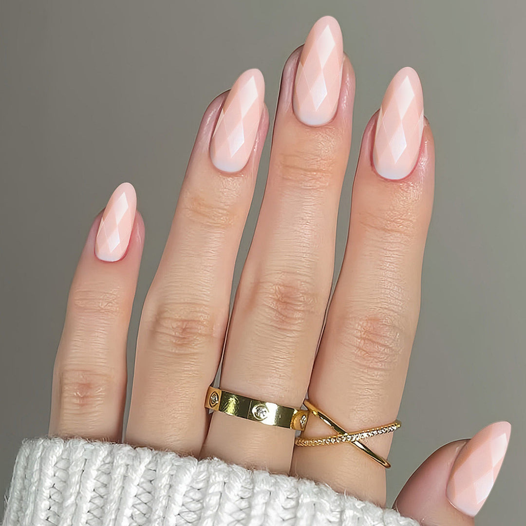 Diamantförmige Glänzende Nail Extensions Karnz