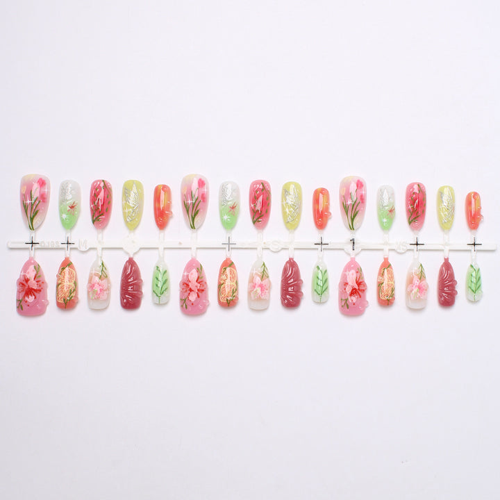 DIY Press-On Nail Art Set Karnz