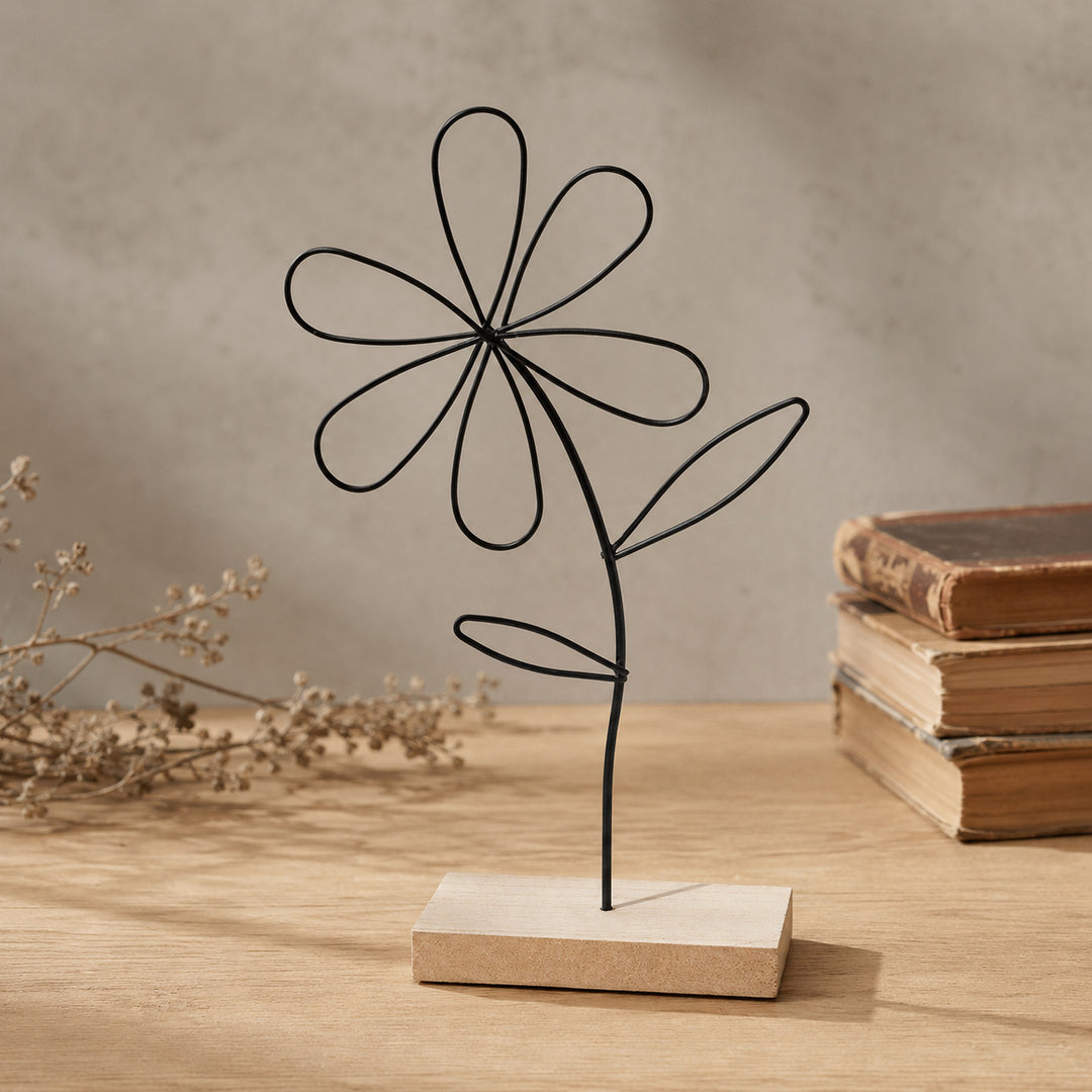 Blumen Draht Skulptur