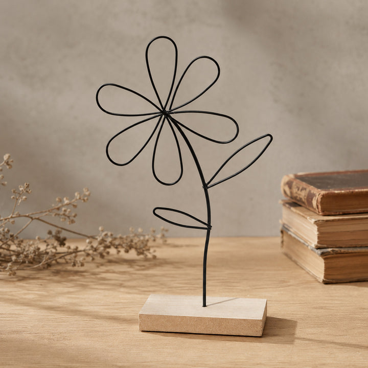 Blumen Draht Skulptur