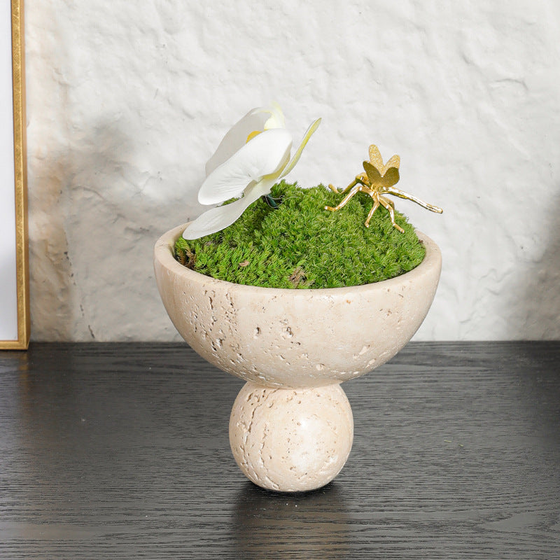Künstlerisches dekoratives Blumen-Terrarium