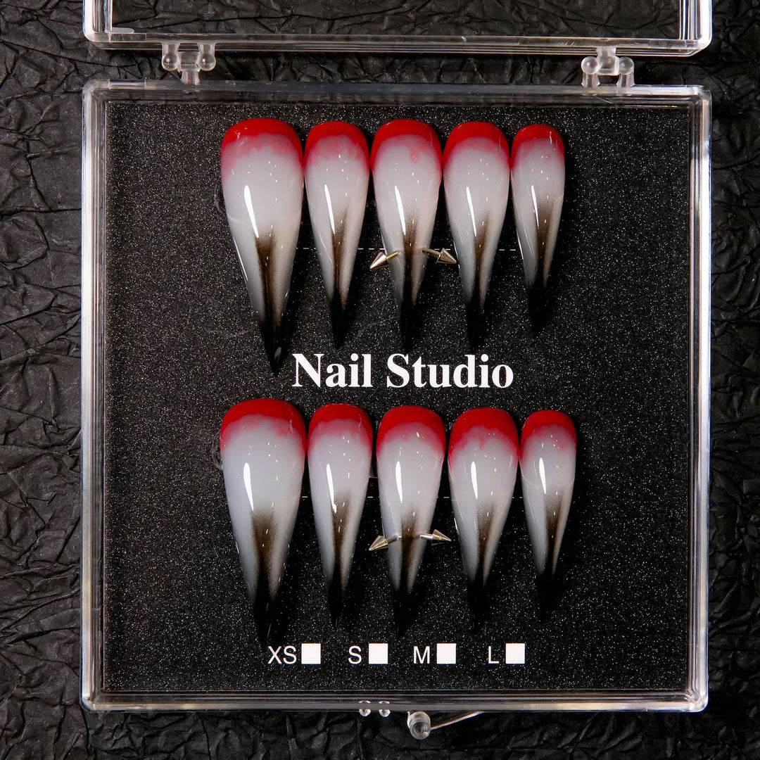 Elegante Fantasie Stiletto Press-On Nägel