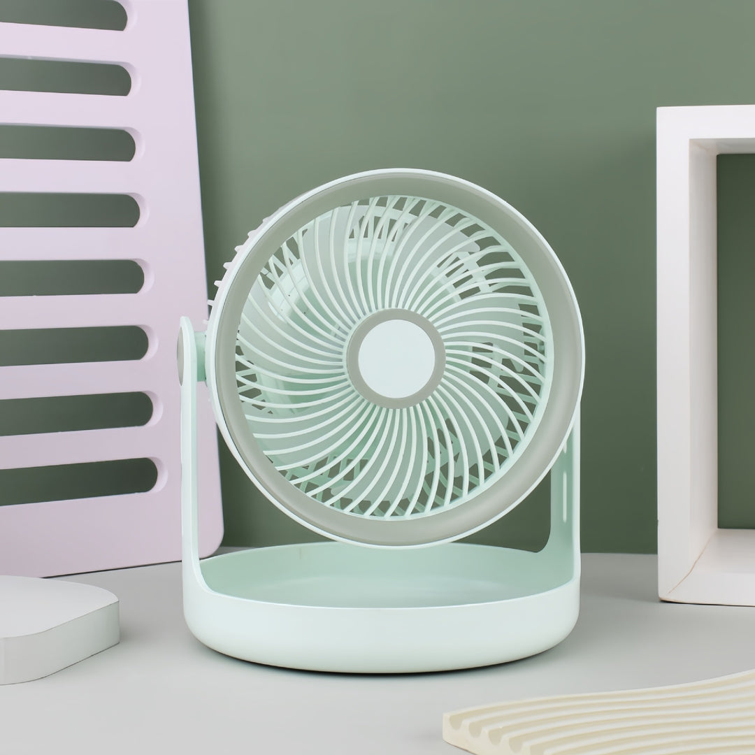 Damen Tragbarer Mini-Lüfter mit ergonomischem Design und USB-Ladefunktion Karnz