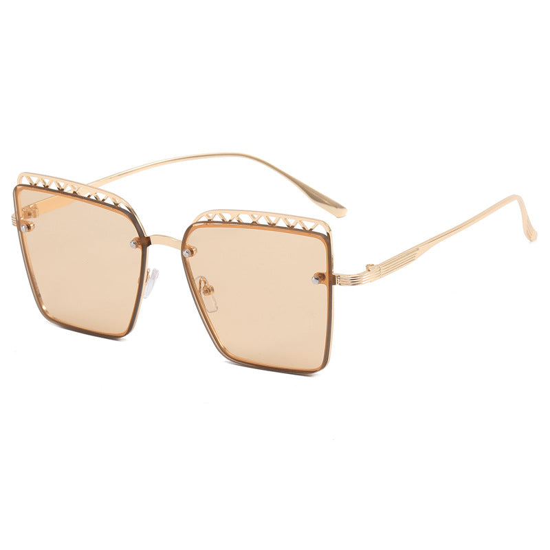Damen Designer-Sonnenbrille mit glamourösen Akzenten Karnz