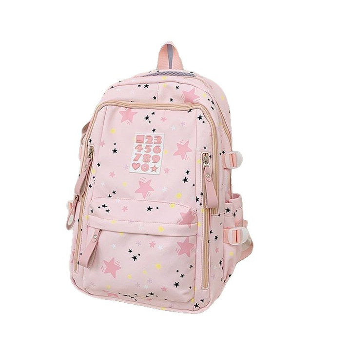 Verspielter Rucksack mit Sternenmotiven und Praktischen Funktionen Karnz