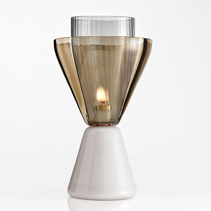 Elegante Künstlerische Glastischlampe