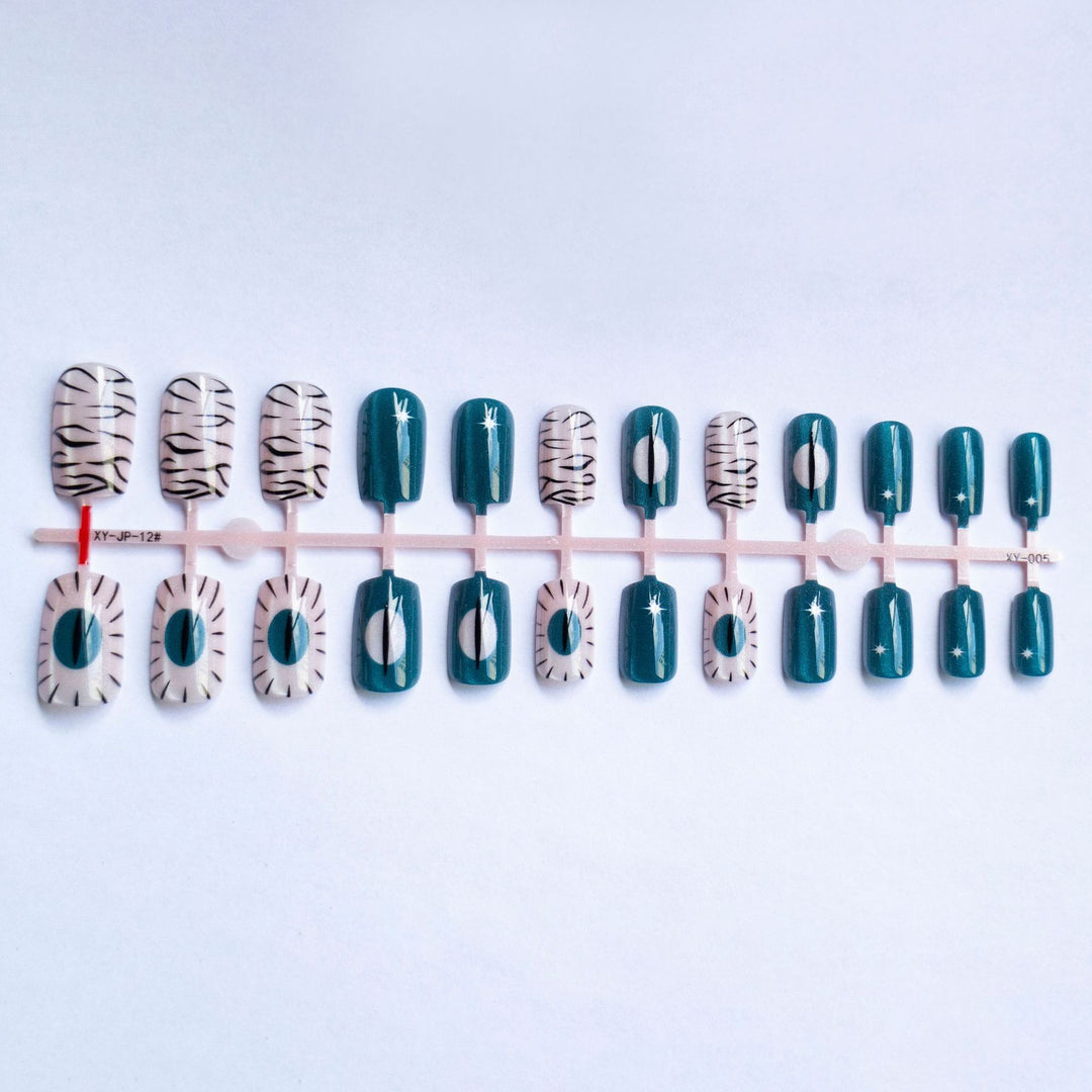 Künstlerisches Abstraktes Nagelkunstset