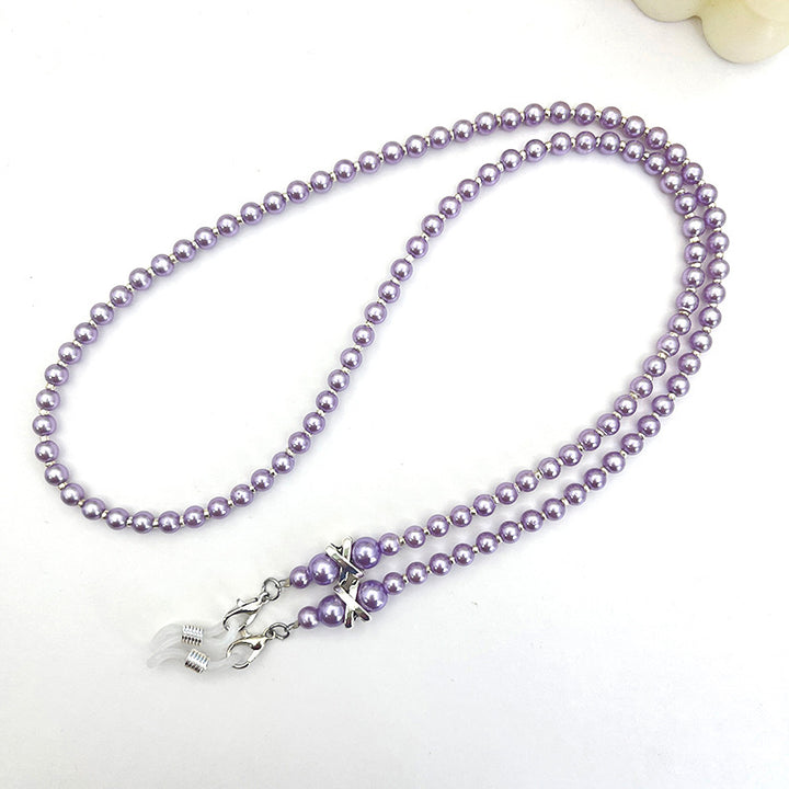 Elegante Perlenbesetzte Brillenband Karnz