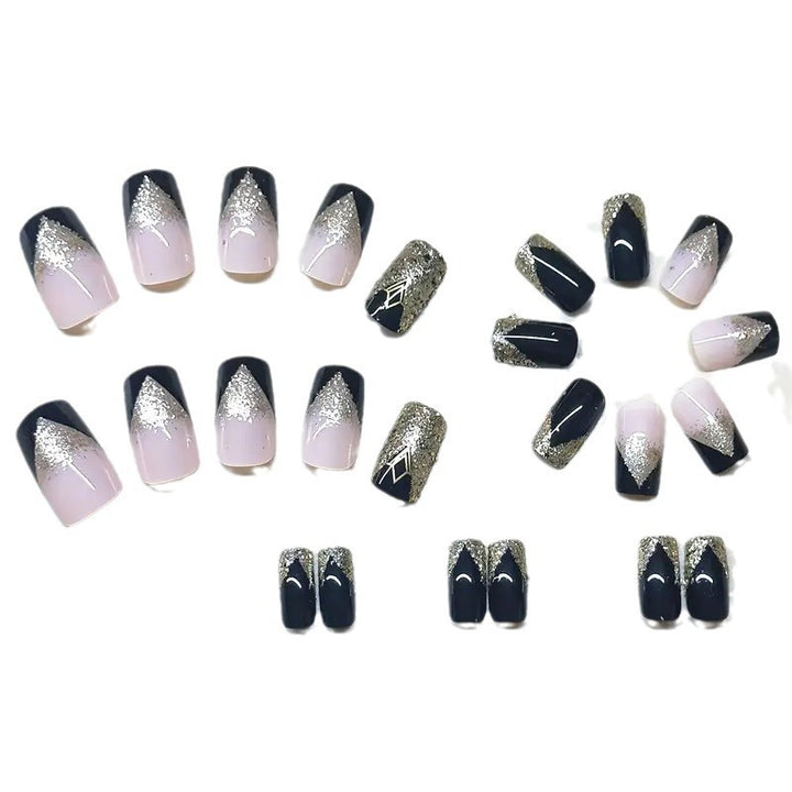 Glamourös Glitter Nagelkunst Karnz