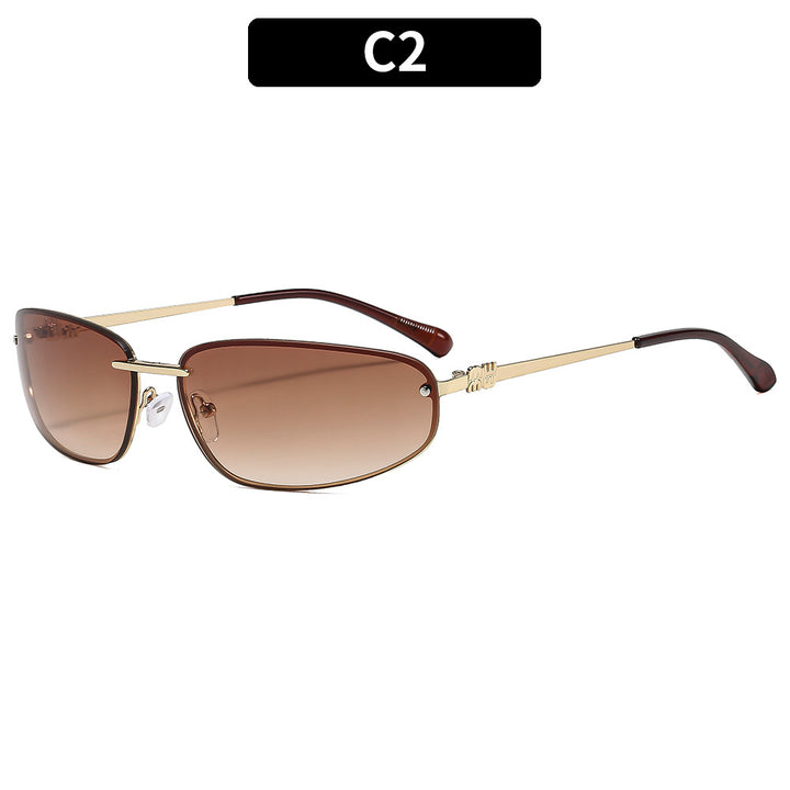 Elegante Übergroße Schild Sonnenbrille