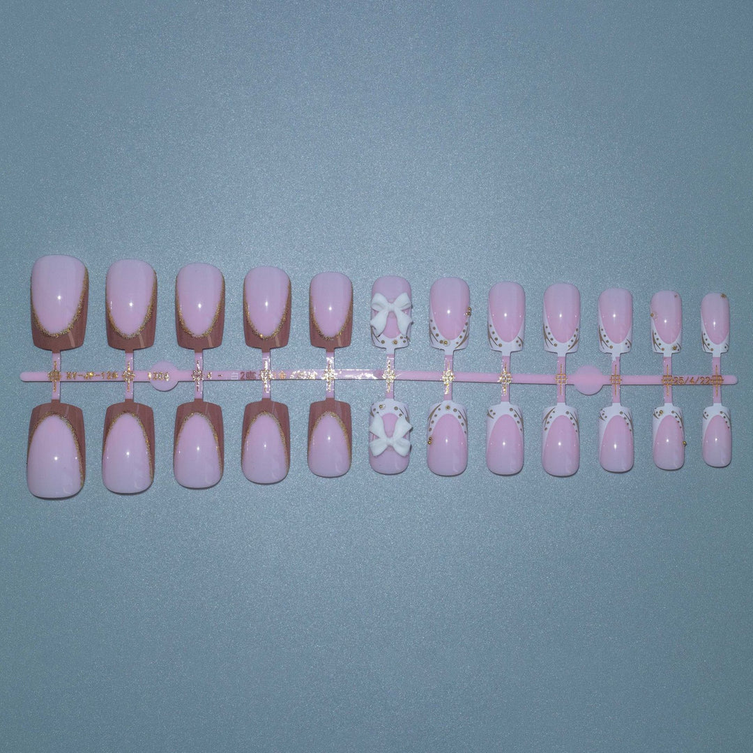 Elegantes Französisch Tipp Nagelkunstset