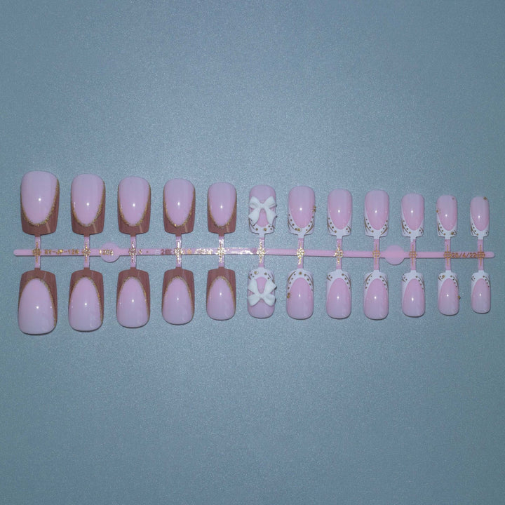 Elegantes Französisch Tipp Nagelkunstset