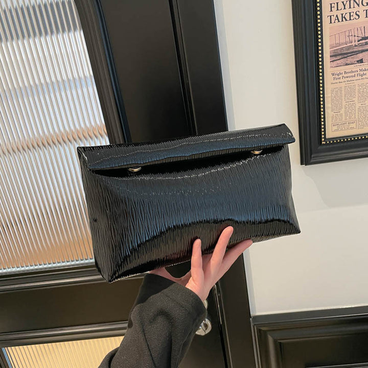 WoGlossy Texturiert Clutch Geldbörse Karnz