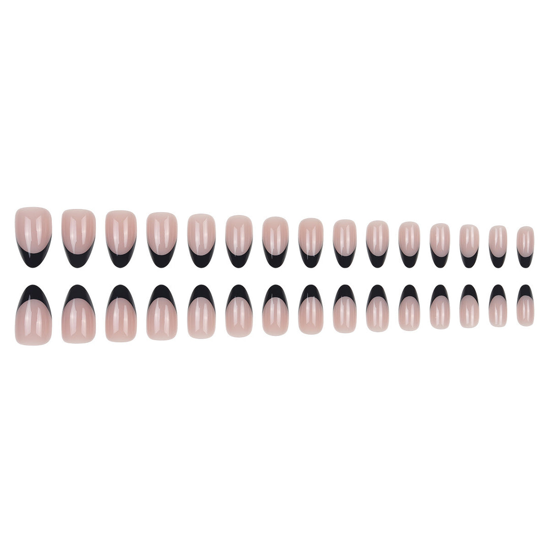 Elegante French Tip Nagel Art Verlängerungen Karnz