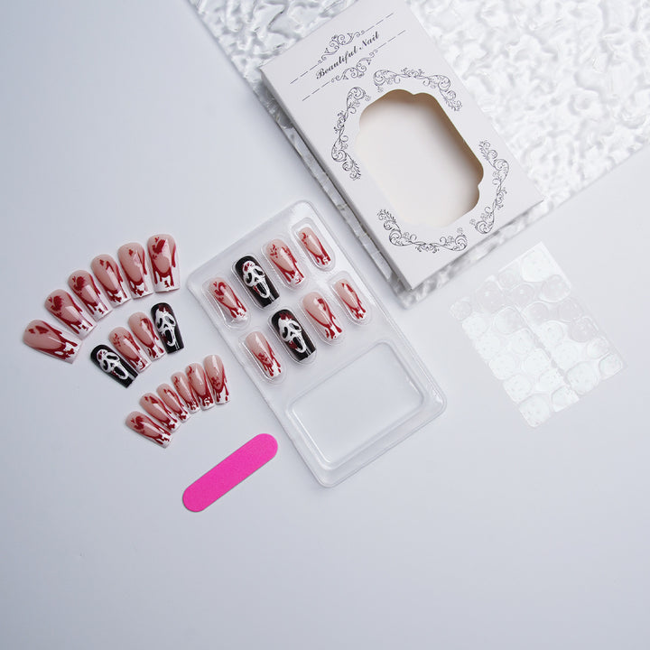 Kreatives Halloween Kunstnagelset Karnz