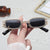 Damen modische Sonnenbrille mit funkelndem Kristallrahmen Karnz