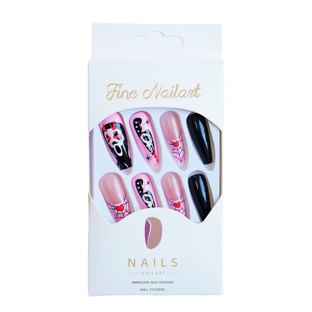 Themen Künstlerische Press-On Nagelset Karnz