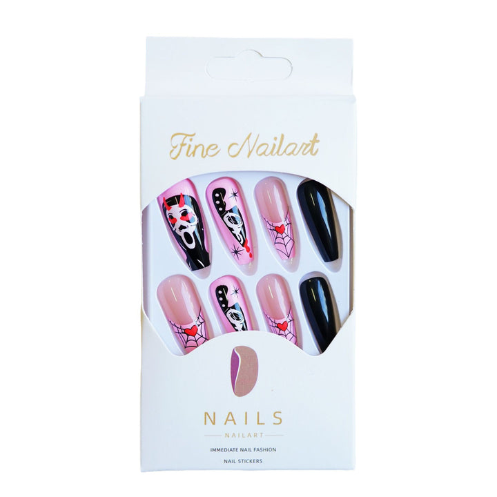 Themen Künstlerische Press-On Nagelset Karnz