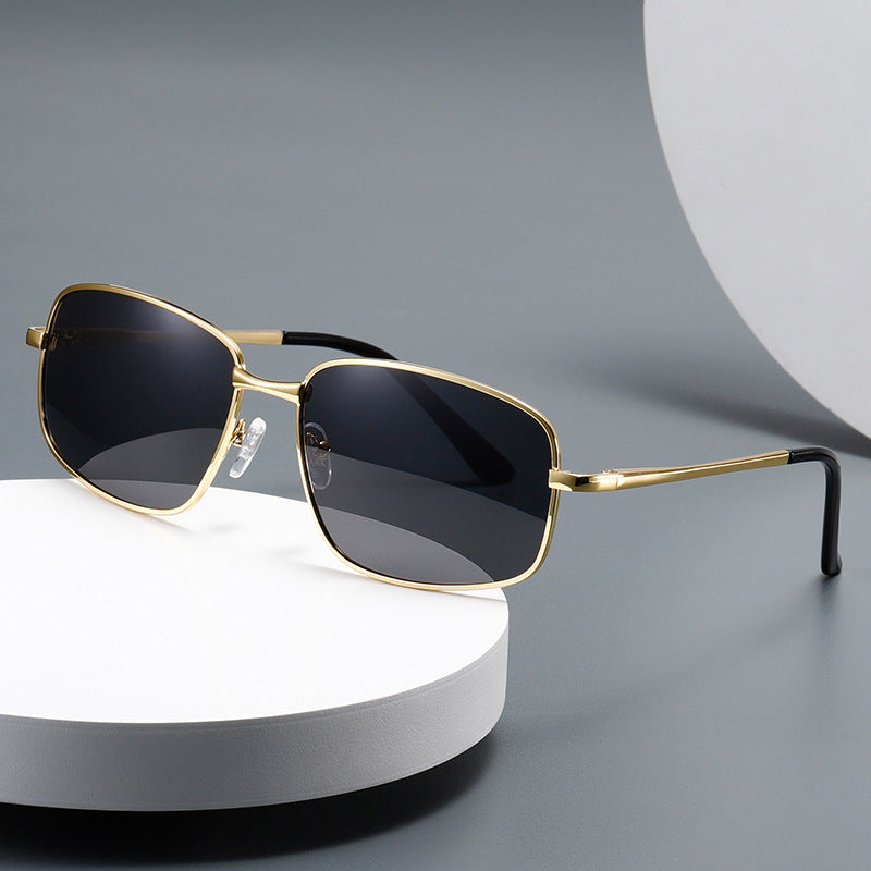 Damen elegante Sonnenbrille mit modernem Metallrahmen Karnz