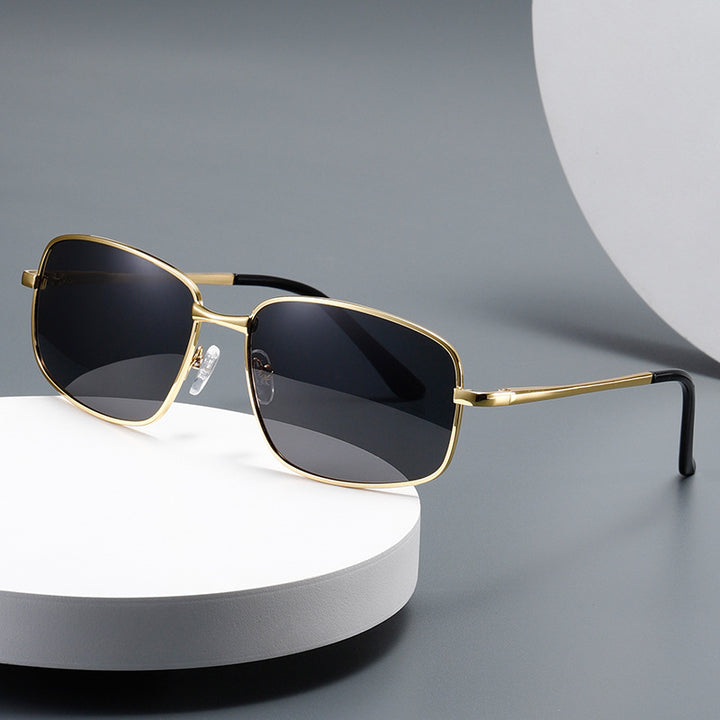 Damen elegante Sonnenbrille mit modernem Metallrahmen Karnz