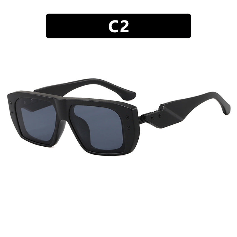 Damen modische quadratische Brille mit mehrfarbigem transparentem Rahmen Karnz