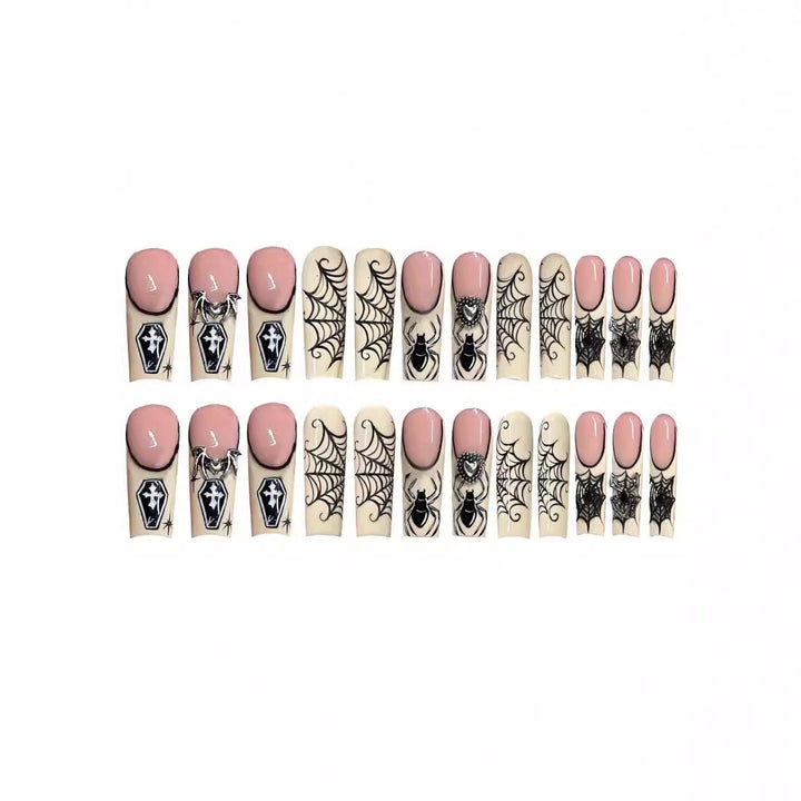 Halloween-Themen Acrylnagelset Karnz