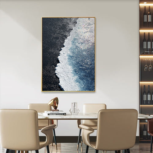 Modern Ocean Wave Leinwandkunst