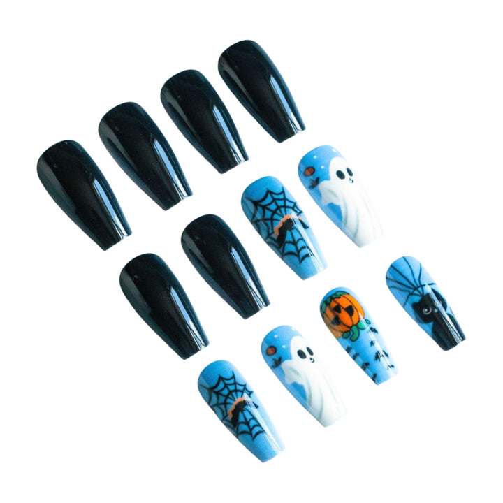 Halloween-Themen Künstlerische Press-On Nagelset Karnz