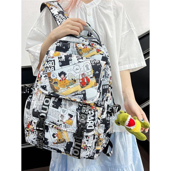 Grafikroman-inspirierter Rucksack