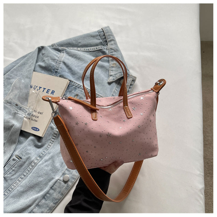 Künstlerische Stern-Druck-Handtasche