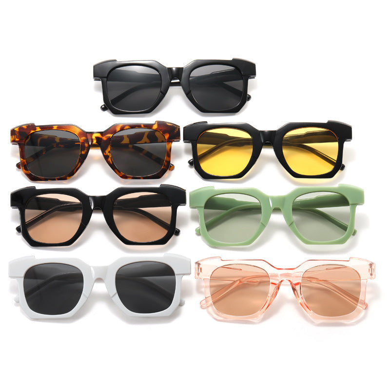 Damen modische Sonnenbrille im innovativen Hexagon-Design Karnz