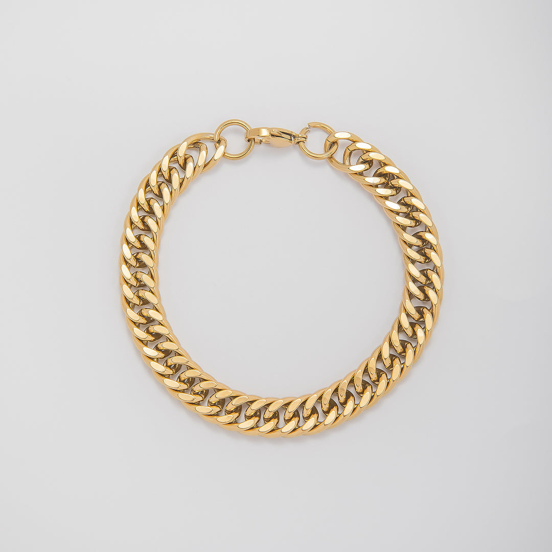 Schwergewicht Curb Link Kettenarmband Karnz