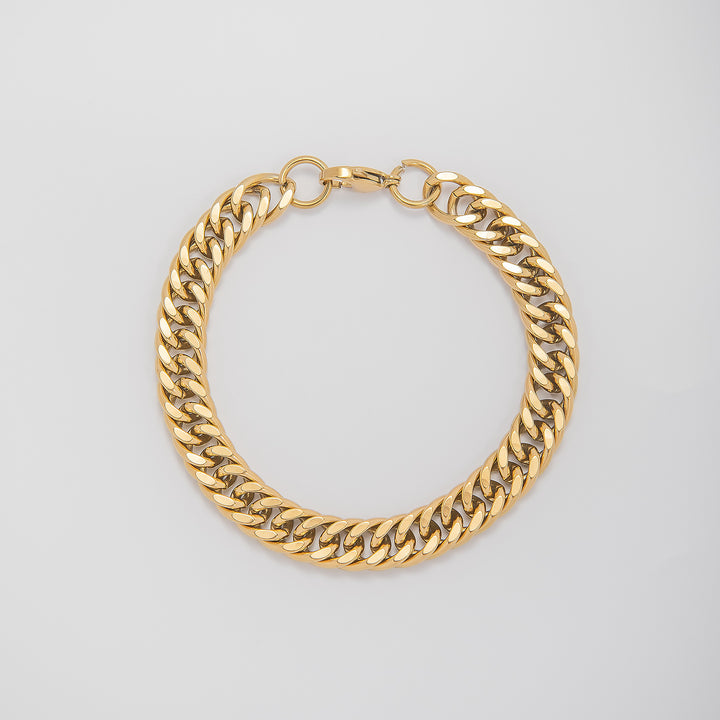 Schwergewicht Curb Link Kettenarmband Karnz