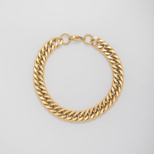 Schwergewicht Curb Link Kettenarmband Karnz