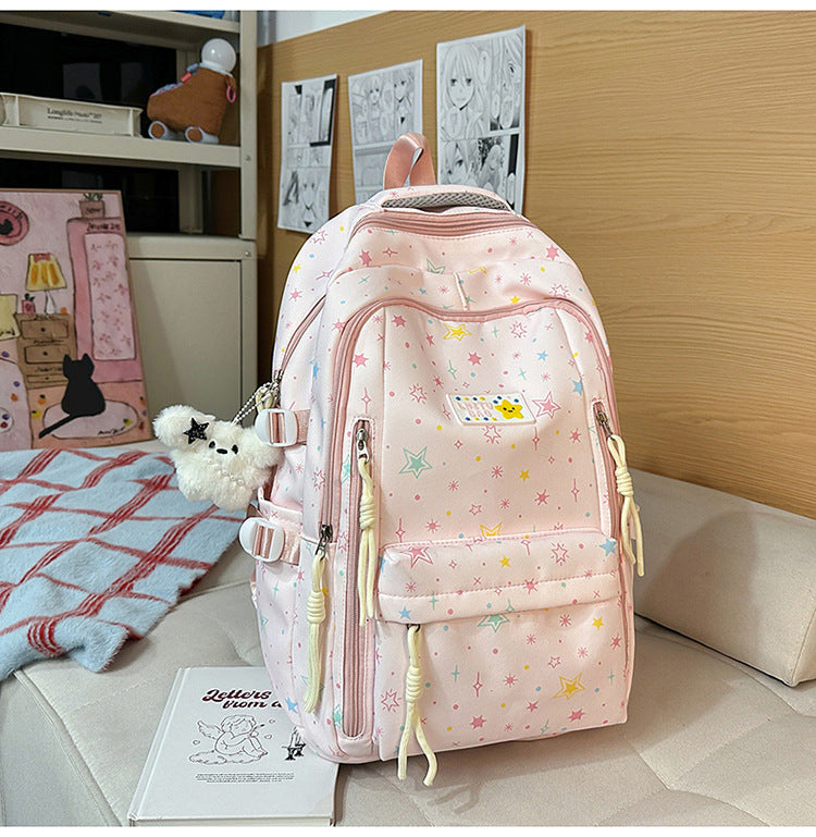 Süßer gemusterter Rucksack