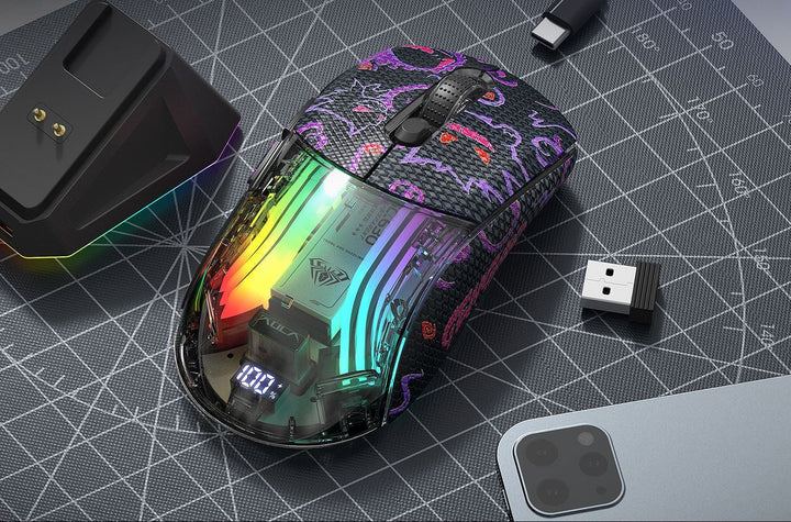 Drahtlose RGB Gaming Maus Karnz