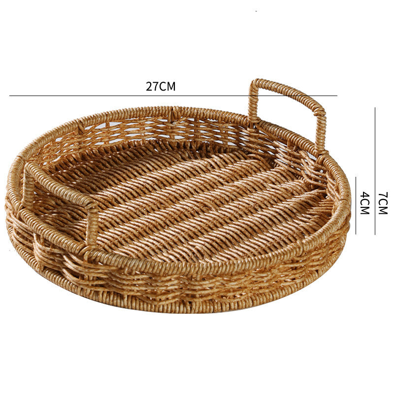 Dekorativer Rattan Servier Karnz