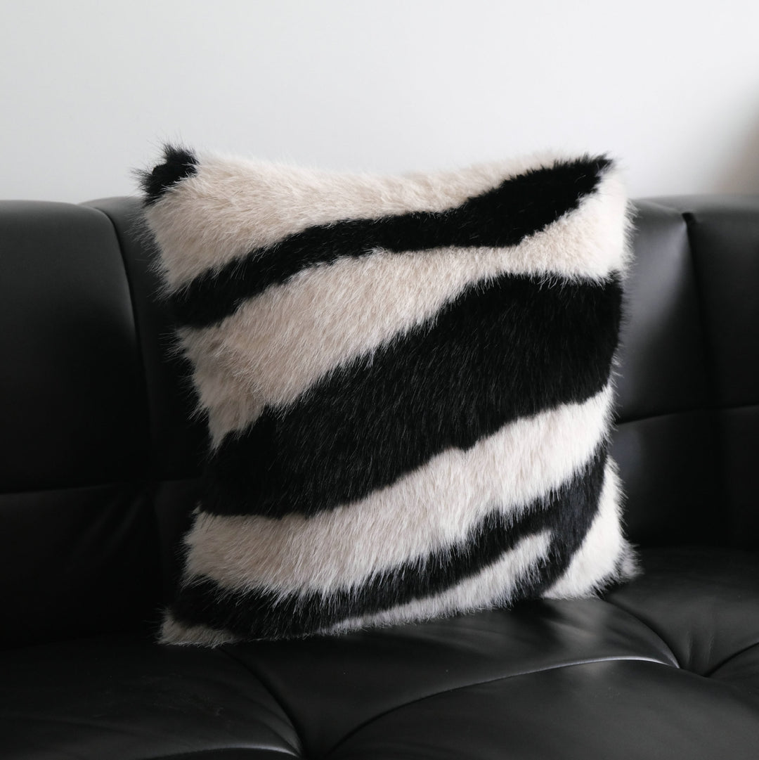 Faux-Fur-Akzentkissen für Sofadeko