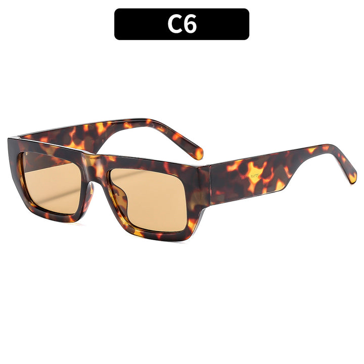 Fette quadratische Rahmen-Sonnenbrille