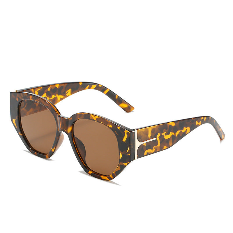 Modische Cat-Eye Sonnenbrille mit einzigartigem geometrischem Rahmen Karnz